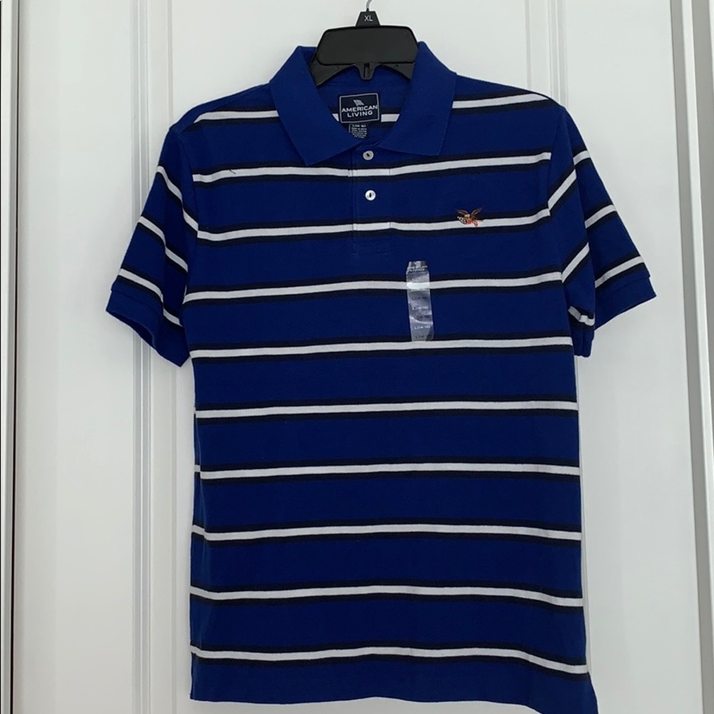 🆕 American Living Boys Stripped Polo Shirt